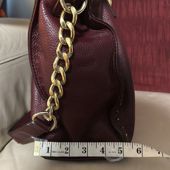 Michael Kors Whipped Hamilton bag in Maroon - Picture 13 of 13